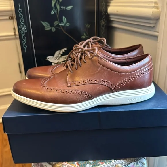 Cole Hann Mens 8.5M Øriginal Grand OS Wingtip Oxfords Classic Preppy Academia Cole Haan | Shoes | Cole Haan Oxfords | Poshmark main image 2
